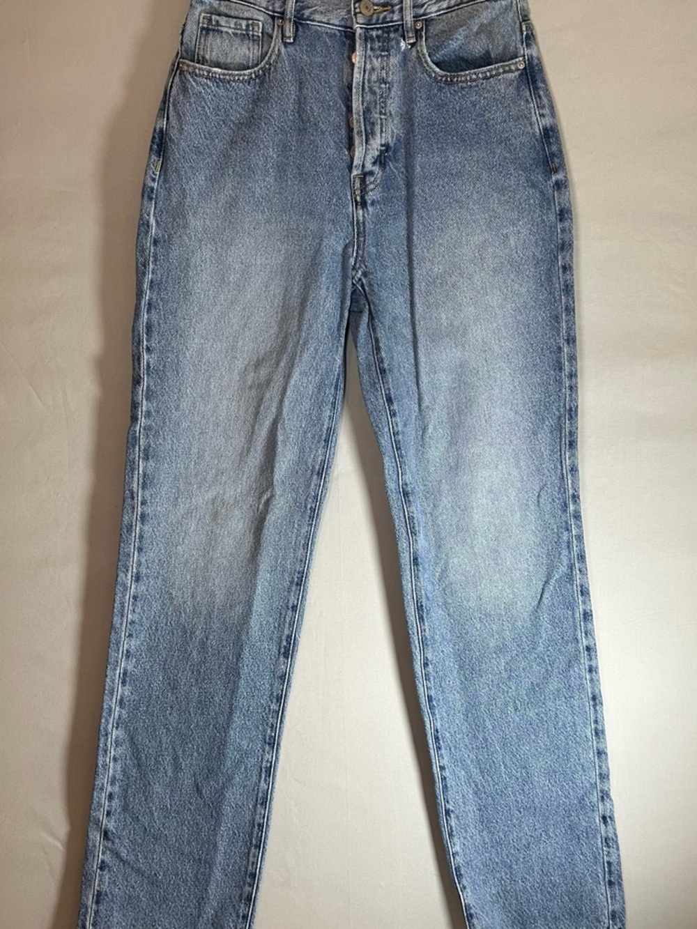 PacSun Women’s Light Blue Denim Dad Jeans Button Fly